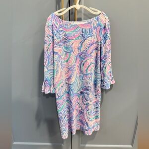 Lilly Pulitzer Happy As A Clam Sophie Dress GIRLS 8/10